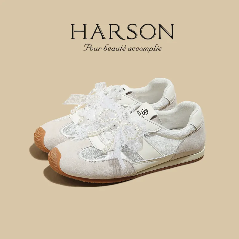 HARSON Slip Resistant, Abrasion Resistant, Breathable Low Top Casual Shoes Women's-4
