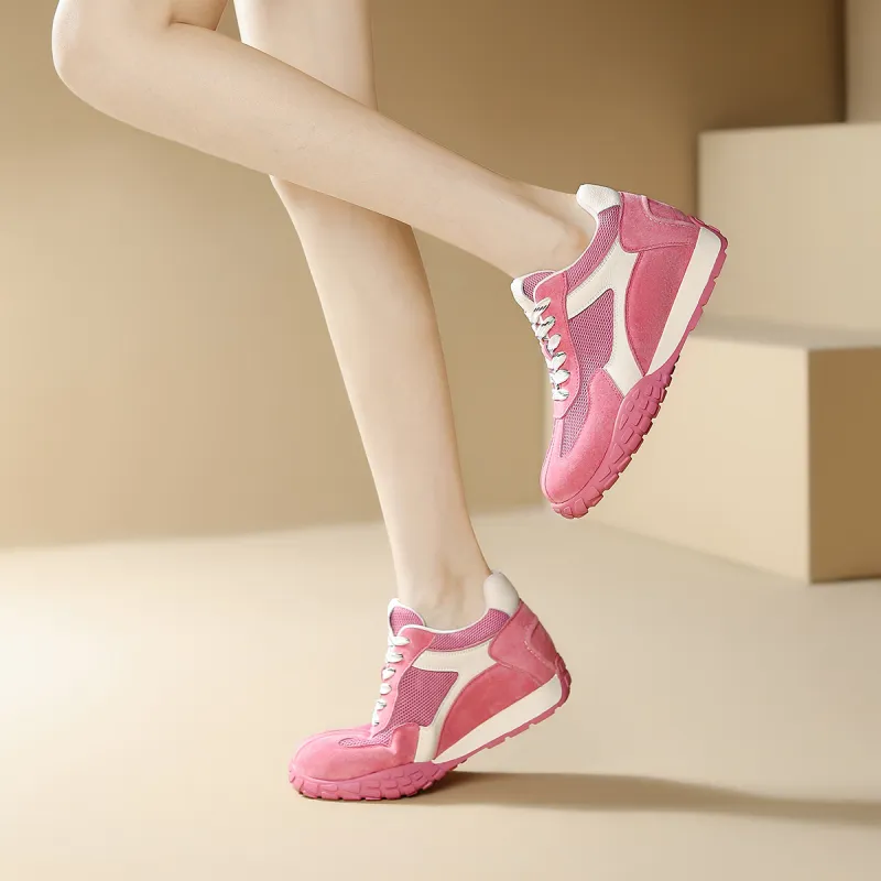 HARSON Anti Slip Wear Resistant Low Top Casual Shoes Women's-11
