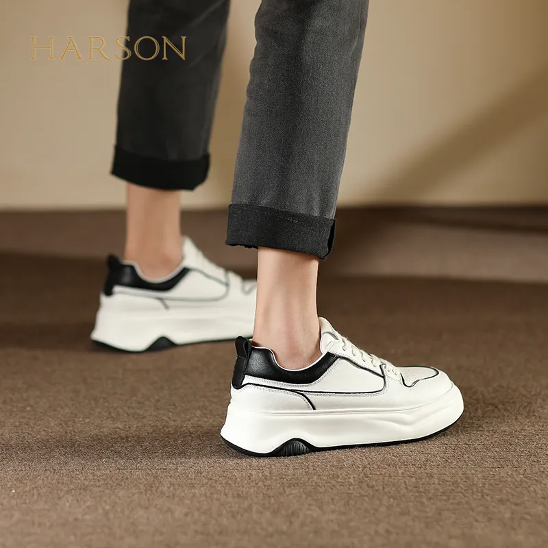HARSON Low-Top Stylish Skateboarding Shoes Women's-12