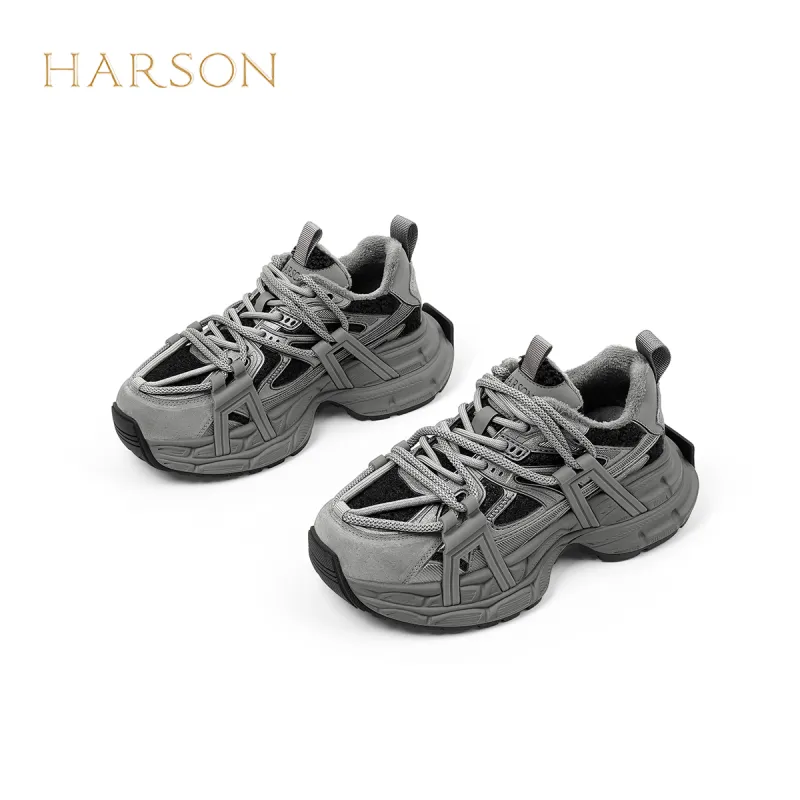 HARSON Anti Slip Wear Resistant Chunky Sneakers Women's-4