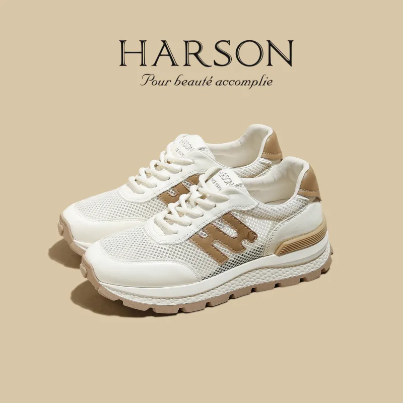 HARSON Anti Slip Wear Resistant Low Top Casual Shoes Women's-12
