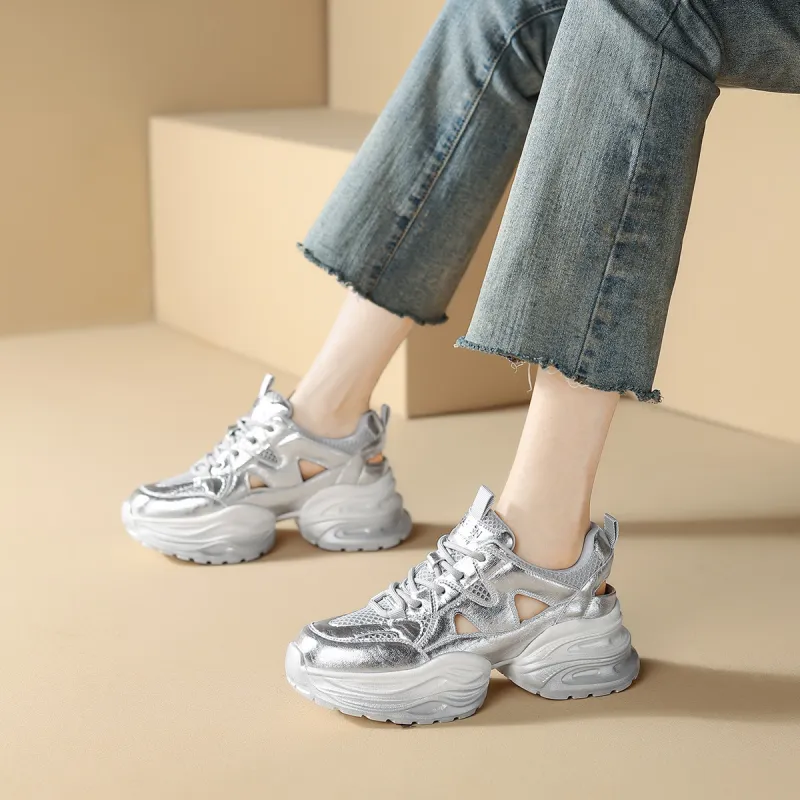HARSON Low Top Chunky Sneakers Women's-2