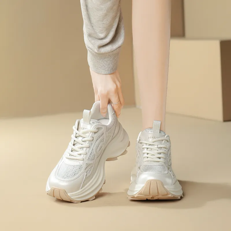 HARSON Anti Slip Wear Resistant Chunky Sneakers Women's-1