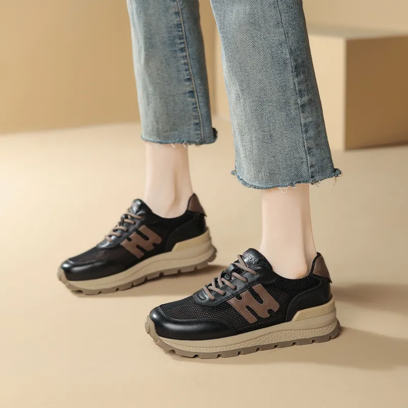 HARSON Anti Slip Wear Resistant Low Top Casual Shoes Women's-2