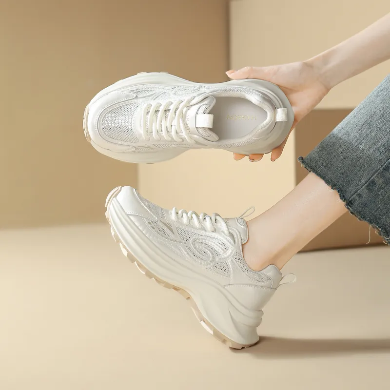 HARSON Anti Slip Wear Resistant Chunky Sneakers Women's-2