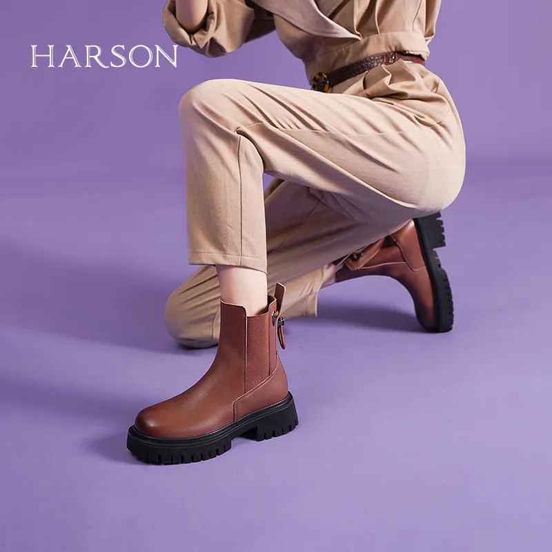 HARSON Short Chelsea Boots Women's-10