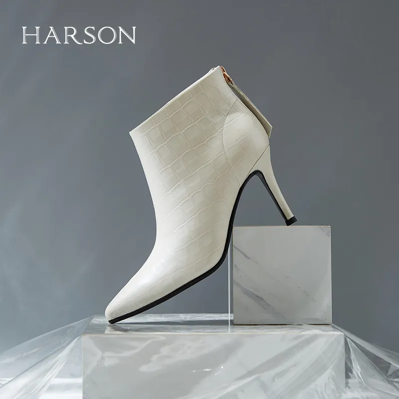 HARSON Ankle Boots 8.5CM Women's-10