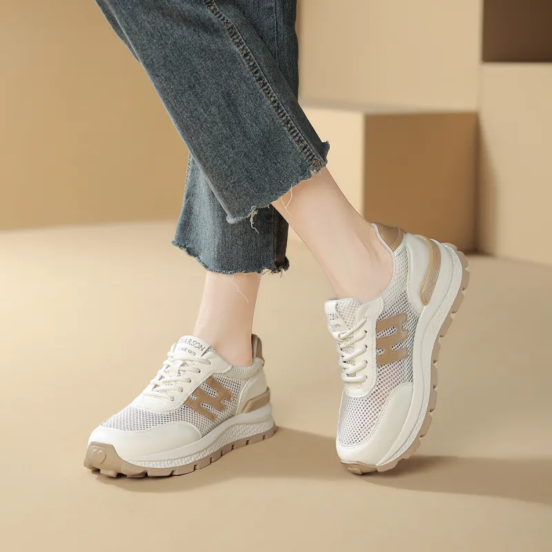 HARSON Anti Slip Wear Resistant Low Top Casual Shoes Women's-10