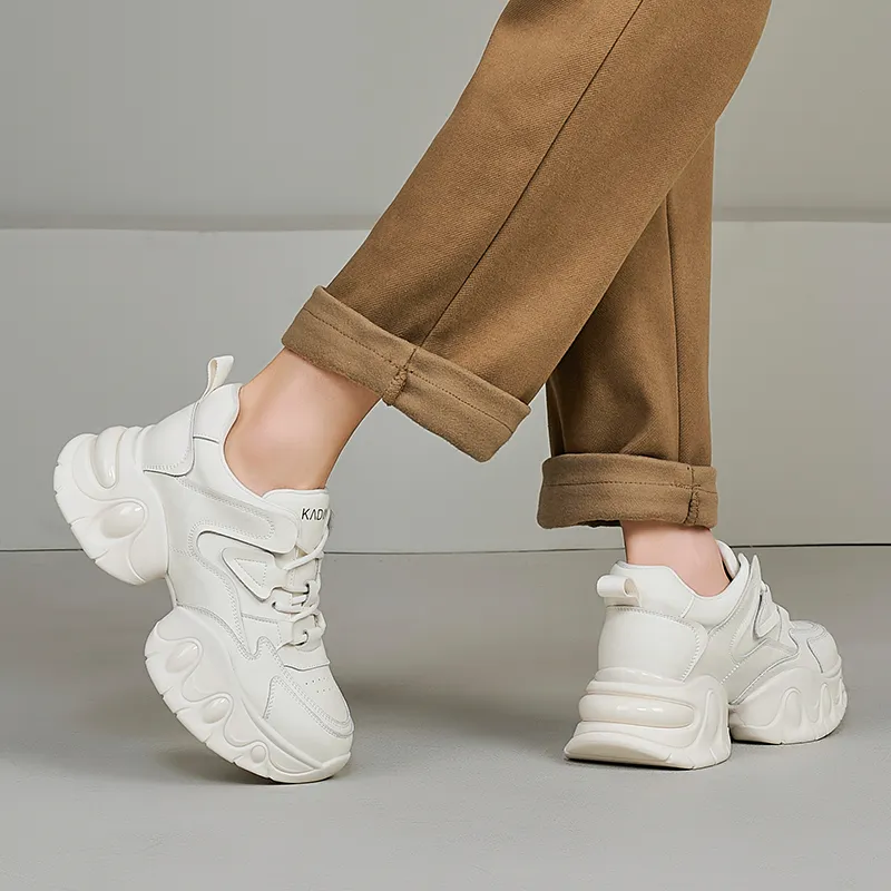 KADINA Anti-Slip Wear-Resistant Low-Top Chunky Sneakers Women's-4