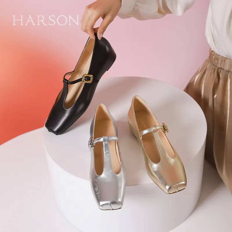 HARSON Casual Single Shoes 1cm Women's-13