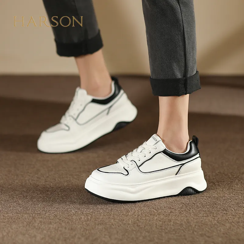 HARSON Low-Top Stylish Skateboarding Shoes Women's-13