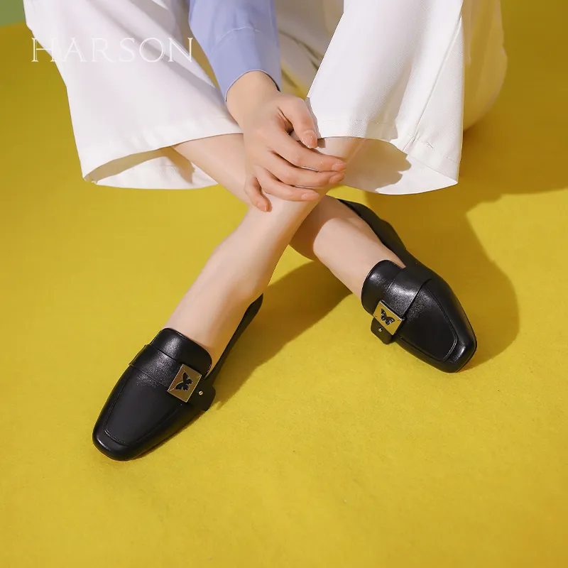 HARSON Loafers Women's Gray/Black-11