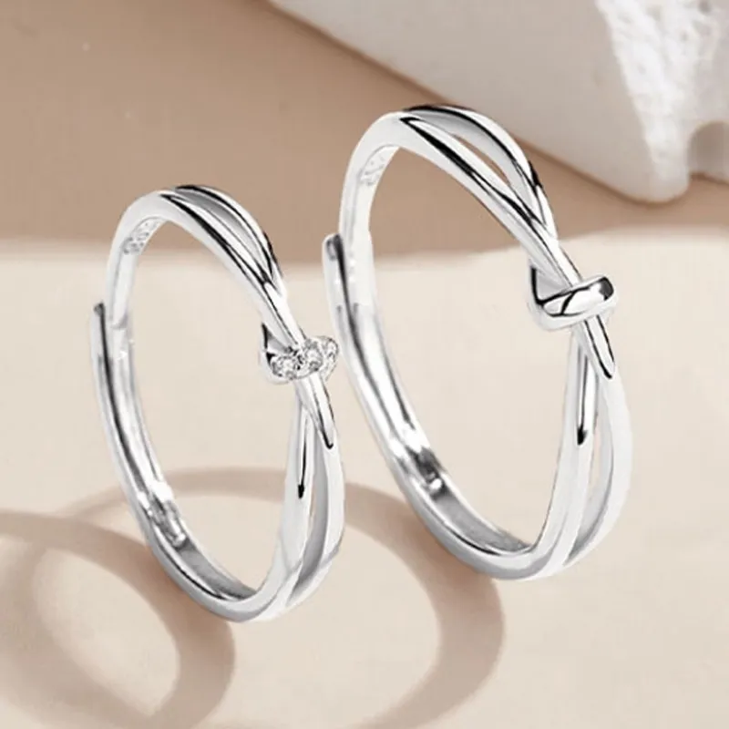 FOREVER MELODY 999 Fine Silver Rings Unisex-7