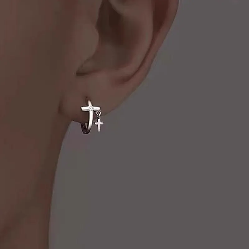 FOREVER MELODY 925 Sterling Silver Earrings Unisex-2