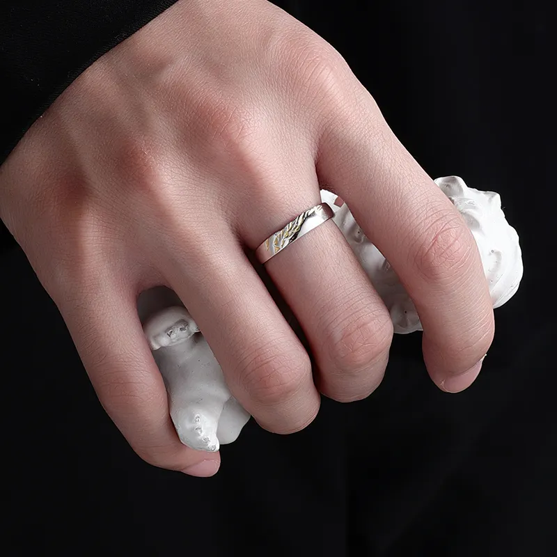 FOREVER MELODY 999 Fine Silver Rings Men's-4