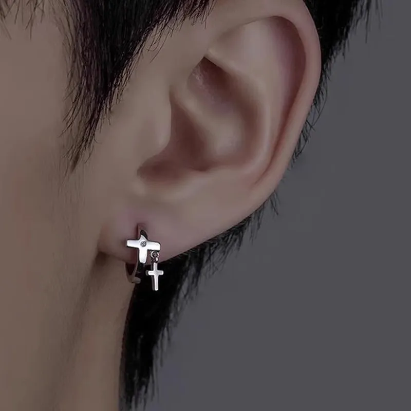 FOREVER MELODY 925 Sterling Silver Earrings Unisex-1