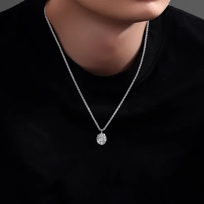 FOREVER MELODY Titanium Steel Necklaces Men's-1