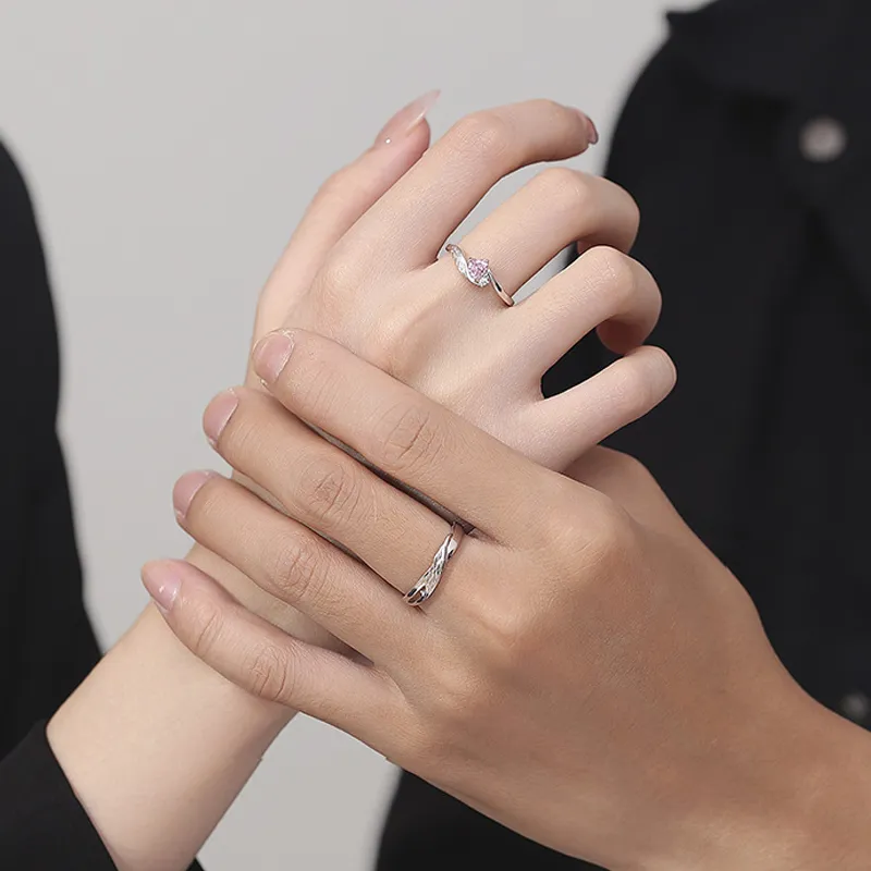 FOREVER MELODY 999 Fine Silver Rings Unisex-4
