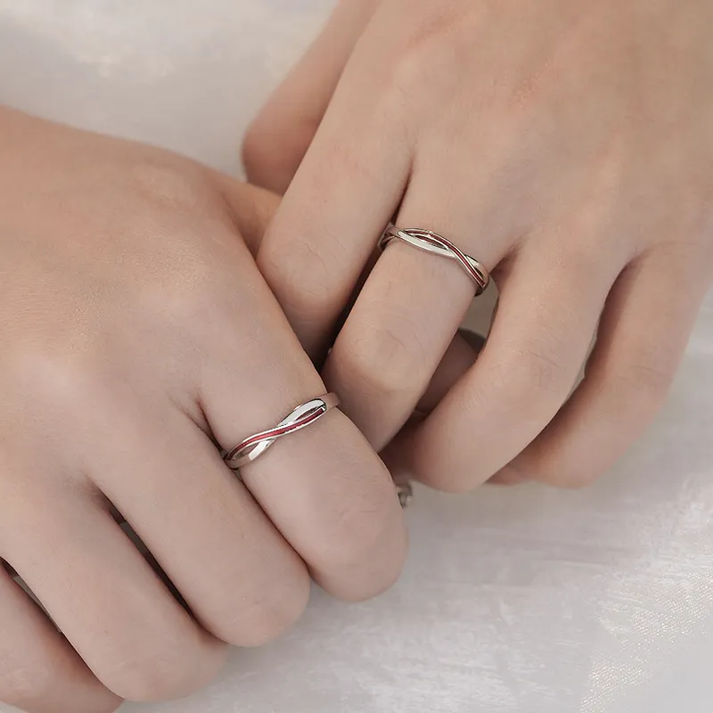 FOREVER MELODY 999 Fine Silver Rings Unisex-5