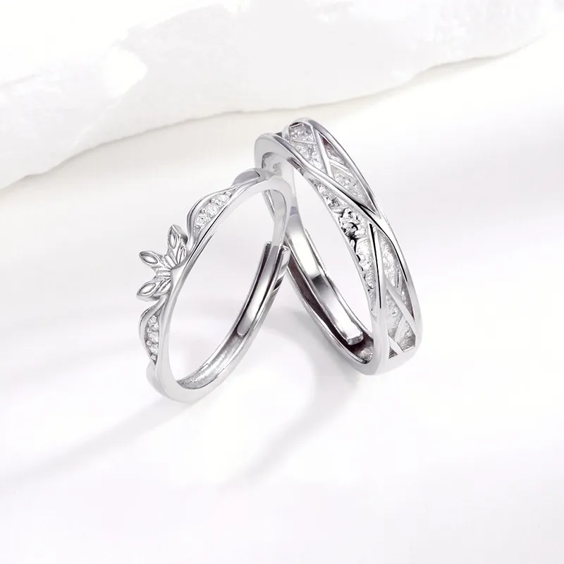 FOREVER MELODY 999 Fine Silver Rings Unisex-3