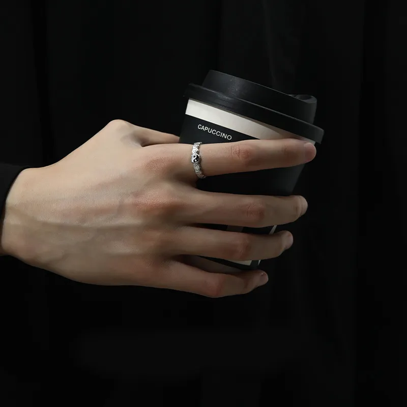 FOREVER MELODY Sterling Silver Rings Men's-4