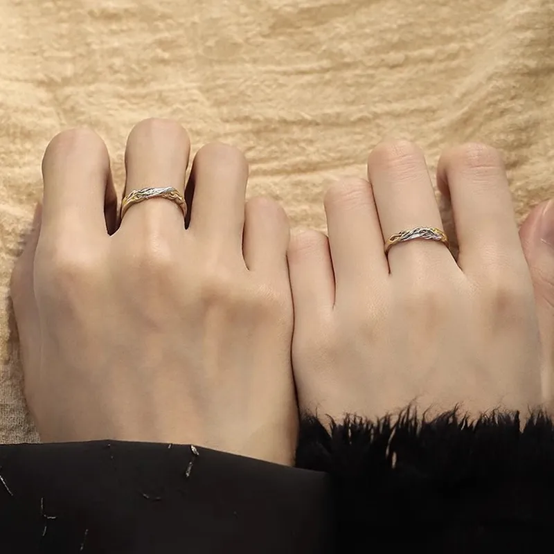 FOREVER MELODY 925 Sterling Silver Rings Unisex-4