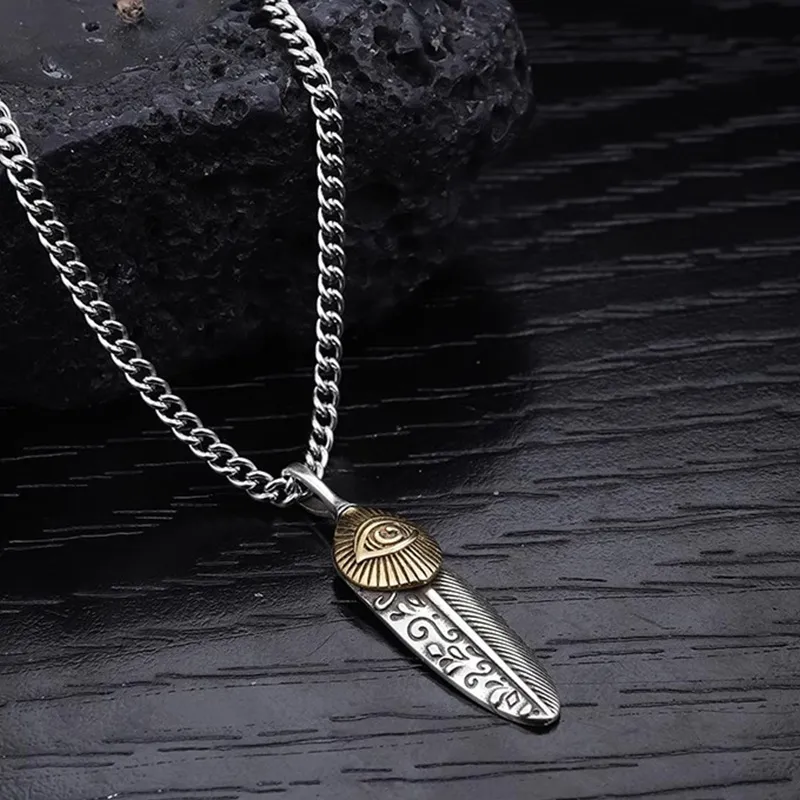 FOREVER MELODY 925 Sterling Silver Necklaces Men's-1