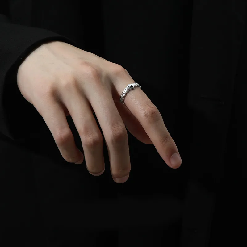 FOREVER MELODY Sterling Silver Rings Men's-7