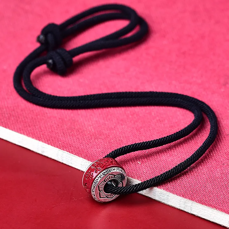 FOREVER MELODY Reconstructed Cinnabar Necklaces Unisex-3