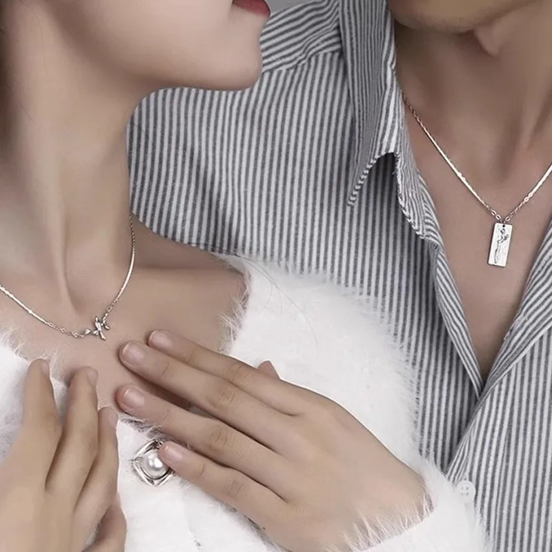 FOREVER MELODY Copper Necklaces Unisex-3