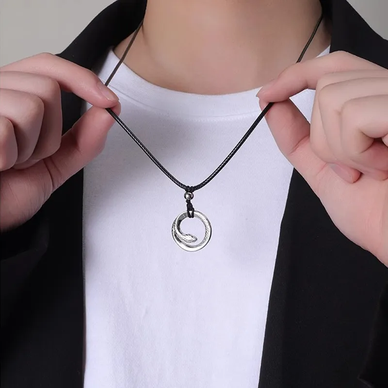 FOREVER MELODY 999 Fine Silver Necklaces Men's-3