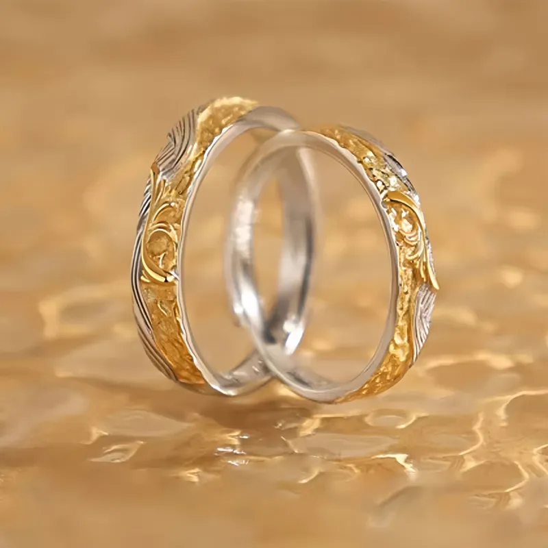 FOREVER MELODY 925 Sterling Silver Rings Unisex-3