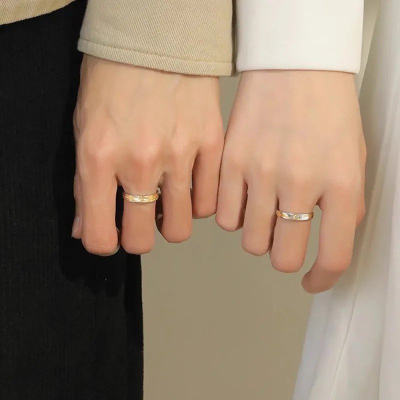 FOREVER MELODY 925 Sterling Silver Rings Unisex-5