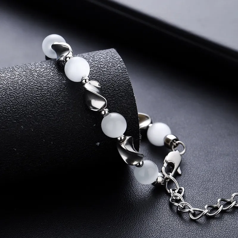 FOREVER MELODY Titanium Steel Bracelets Men's-17