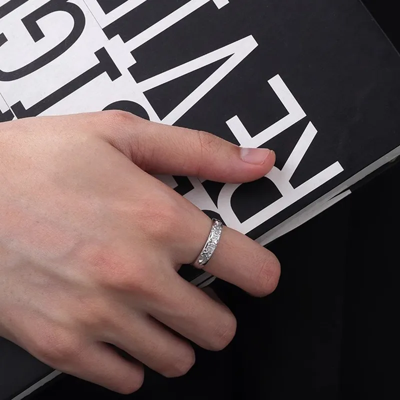FOREVER MELODY Sterling Silver Rings Unisex-6