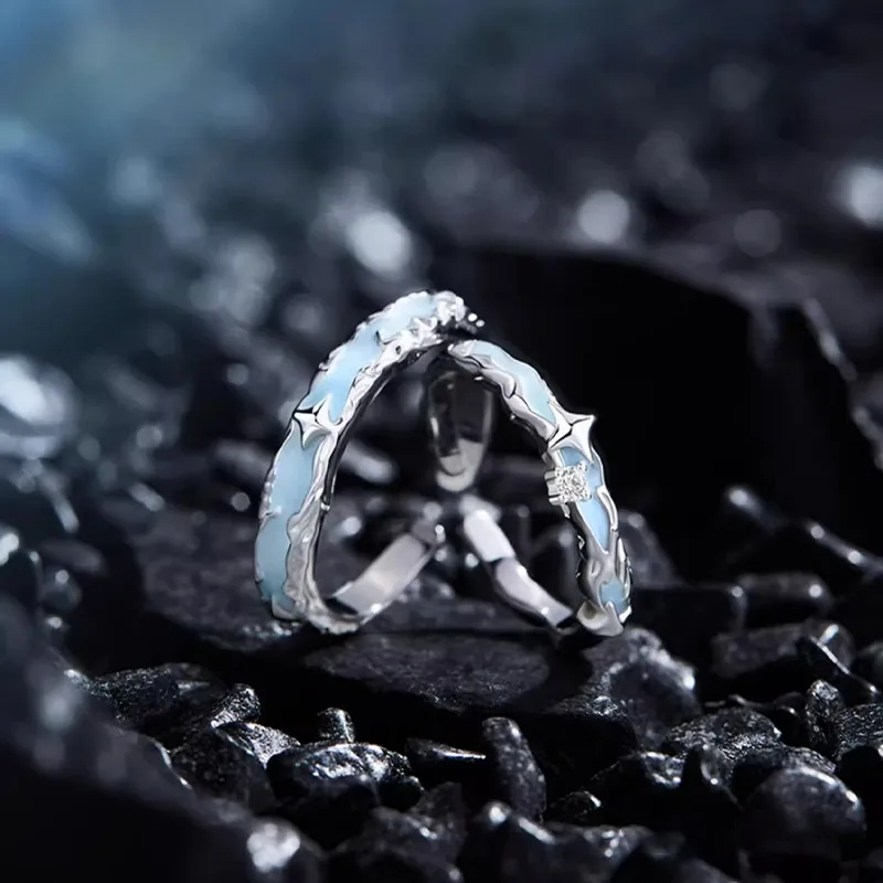 FOREVER MELODY 925 Sterling Silver Rings Unisex-3