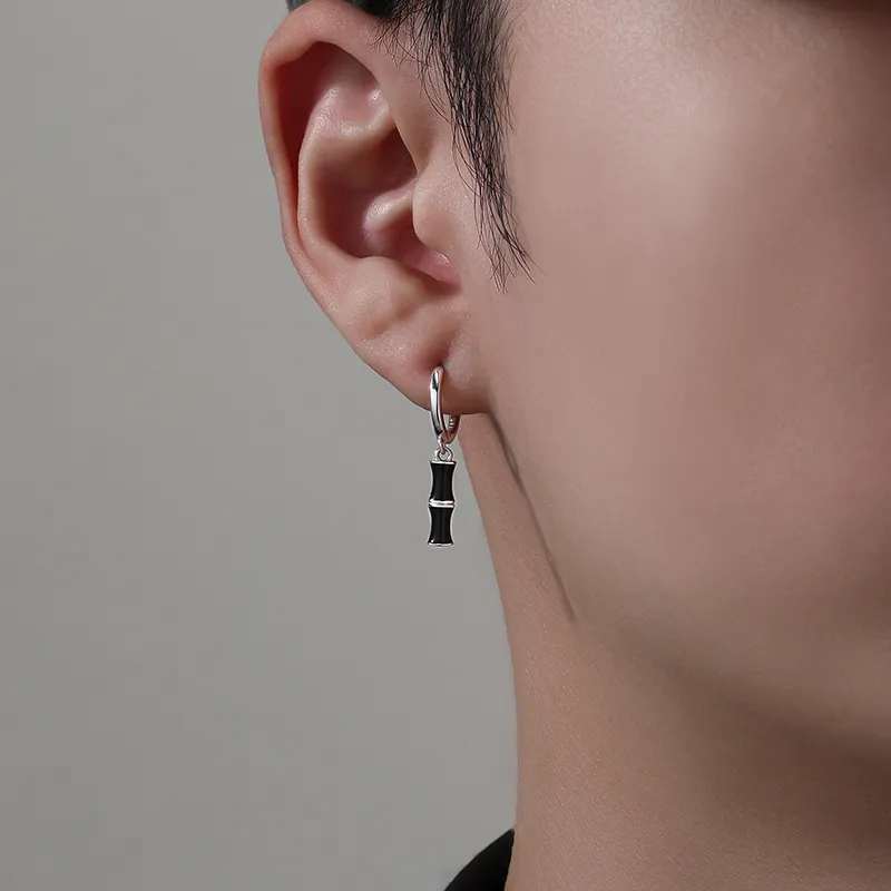 FOREVER MELODY 999 Fine Silver Earrings Men's-4