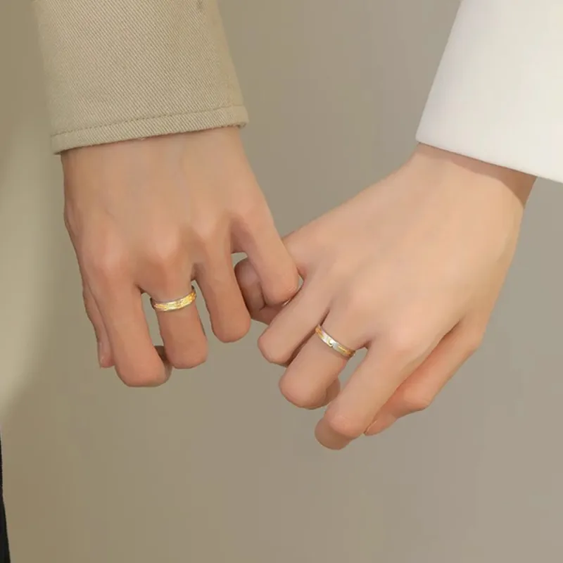 FOREVER MELODY 925 Sterling Silver Rings Unisex-6