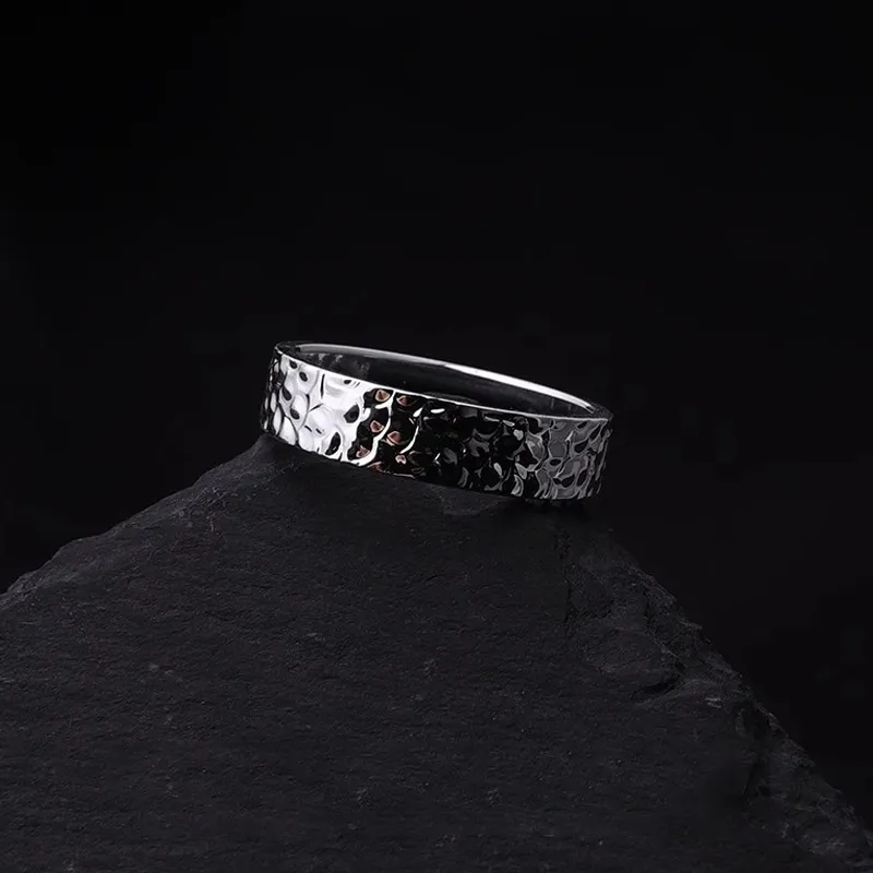 FOREVER MELODY Titanium Steel Rings Unisex-2