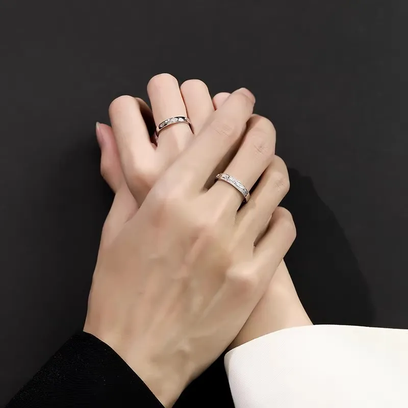 FOREVER MELODY 925 Sterling Silver Rings Unisex-2