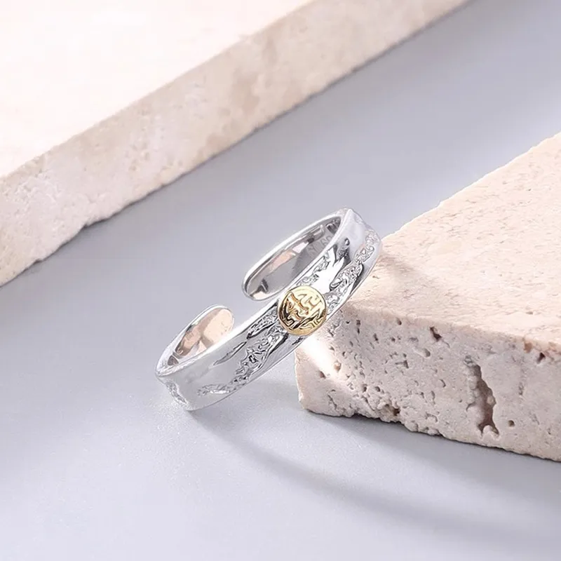 FOREVER MELODY 999 Fine Silver Rings Men's-4