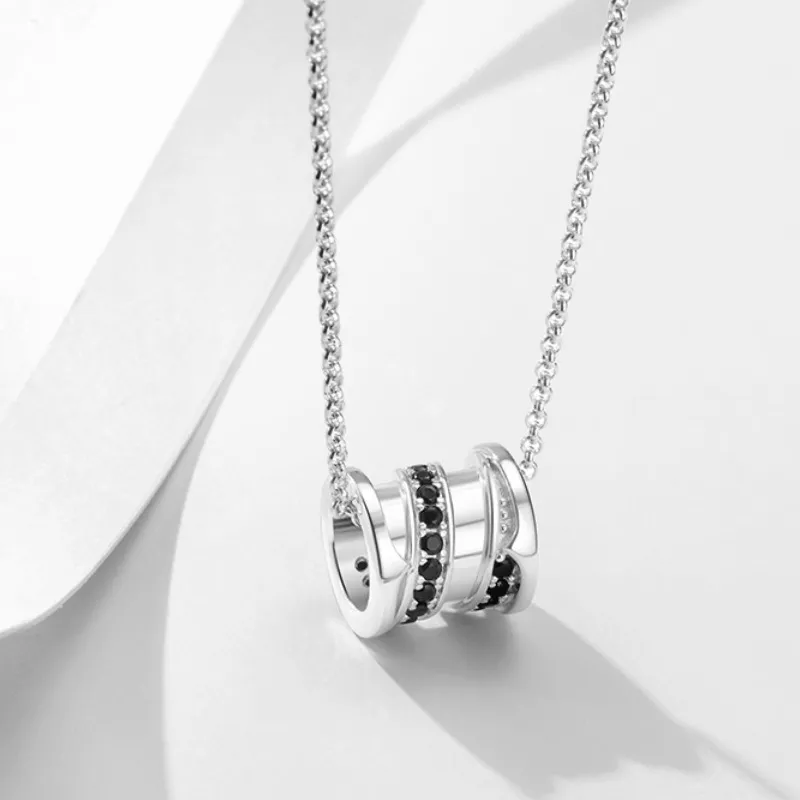 FOREVER MELODY Copper Zircon Necklaces Unisex-2