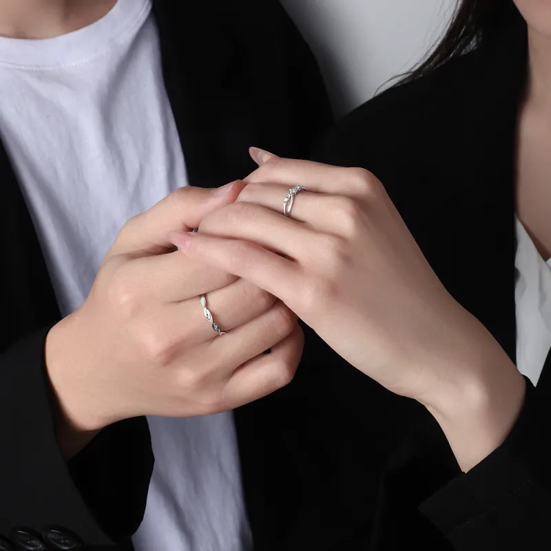 FOREVER MELODY 999 Fine Silver Rings Unisex-1
