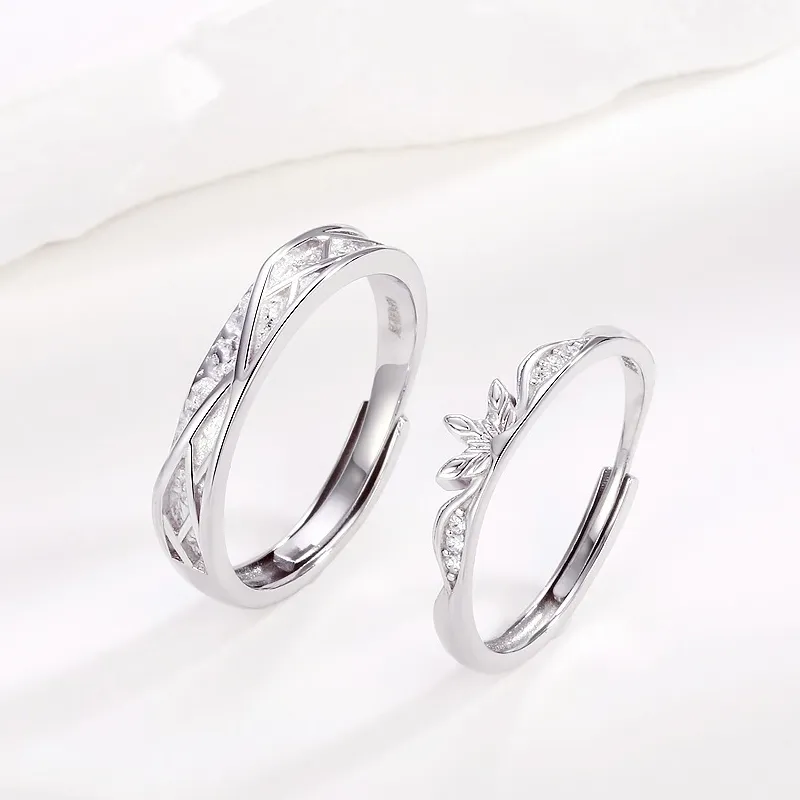 FOREVER MELODY 999 Fine Silver Rings Unisex-5