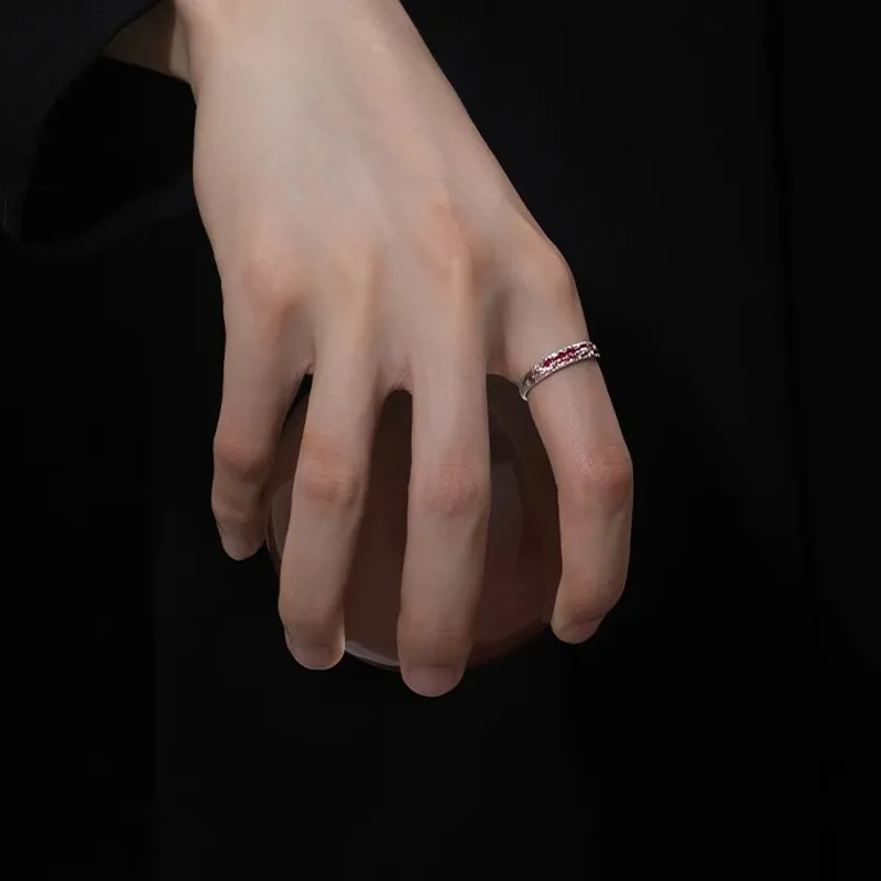 FOREVER MELODY 925 Sterling Silver Rings Unisex-6