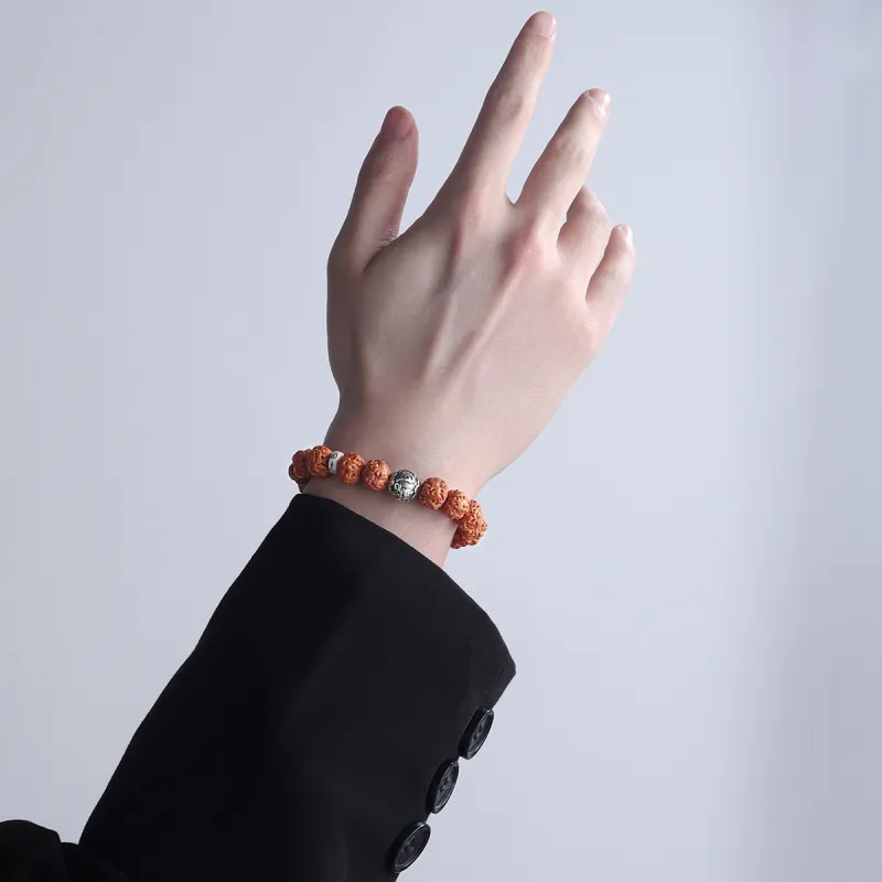FOREVER MELODY King Kong Bodhi Seeds Bracelets Men's-4