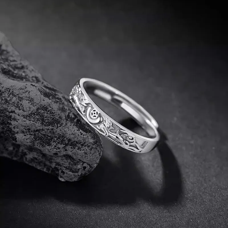 FOREVER MELODY 925 Sterling Silver Rings Men's-2