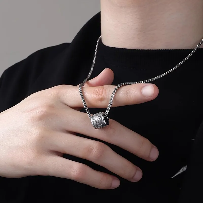 FOREVER MELODY 925 Sterling Silver Necklaces Unisex-3