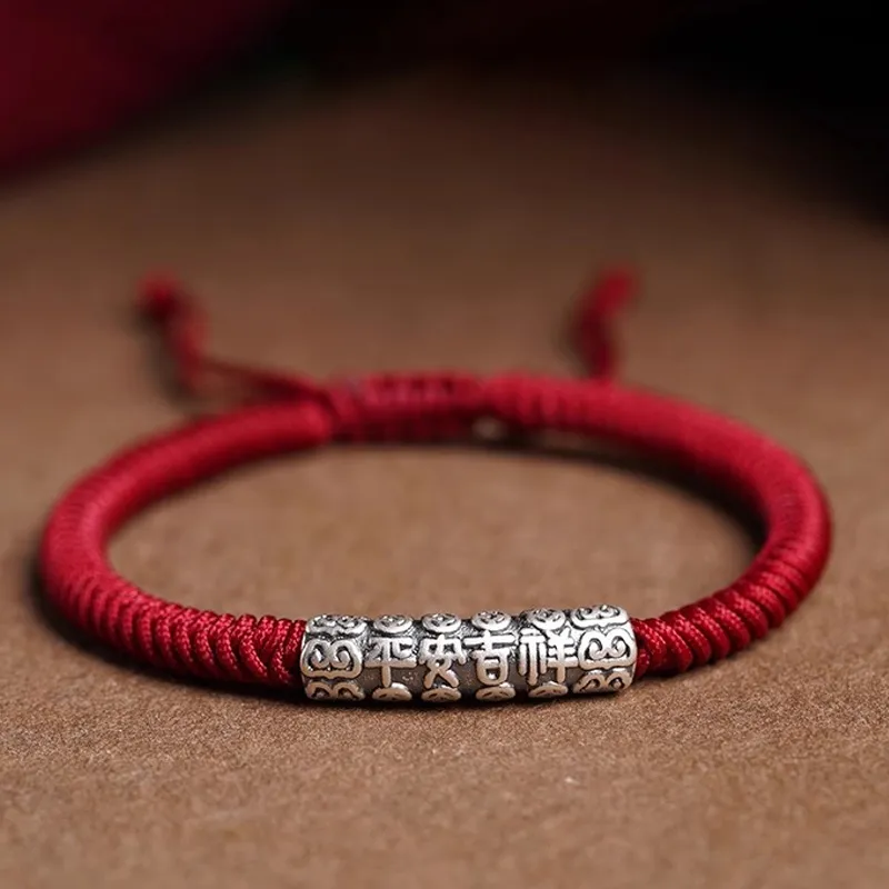 FOREVER MELODY Sterling Silver Rope Bracelets Unisex-3