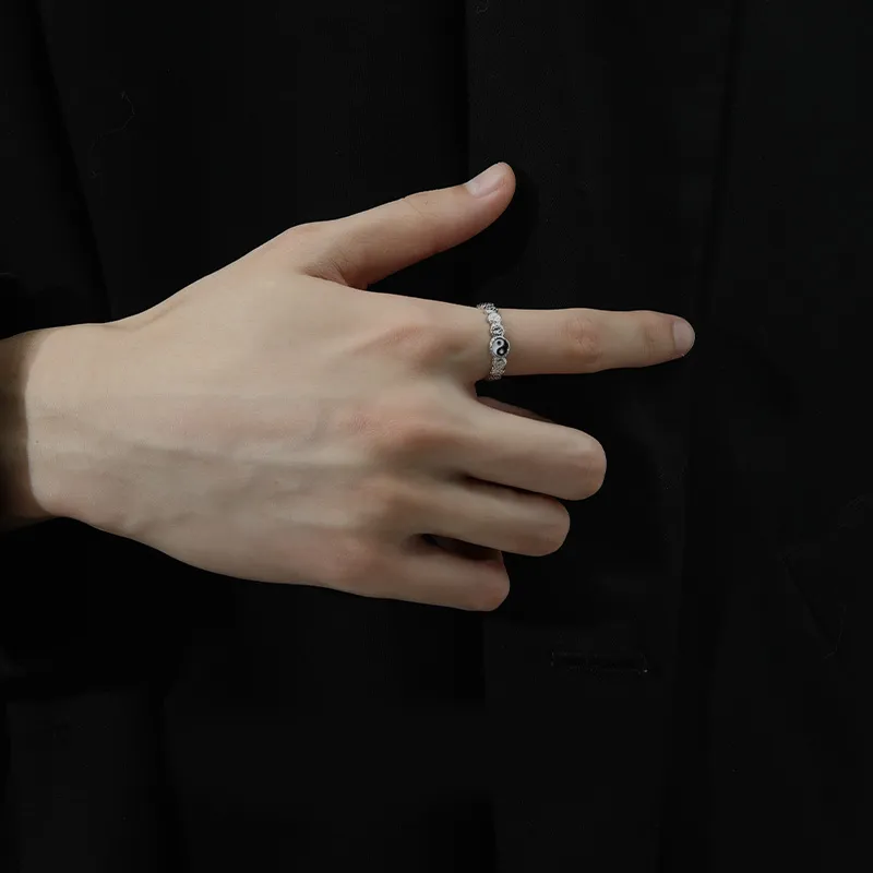 FOREVER MELODY Sterling Silver Rings Men's-6